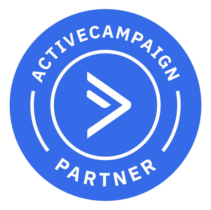 activecampaign agentur certified partner consultant logo blau winning marketing
